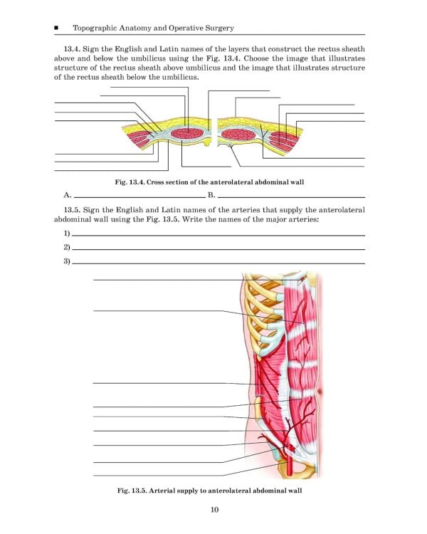 Topographic Anatomy and Operative Surgery. Workbook. In 2 parts. Part 2: на англ.яз