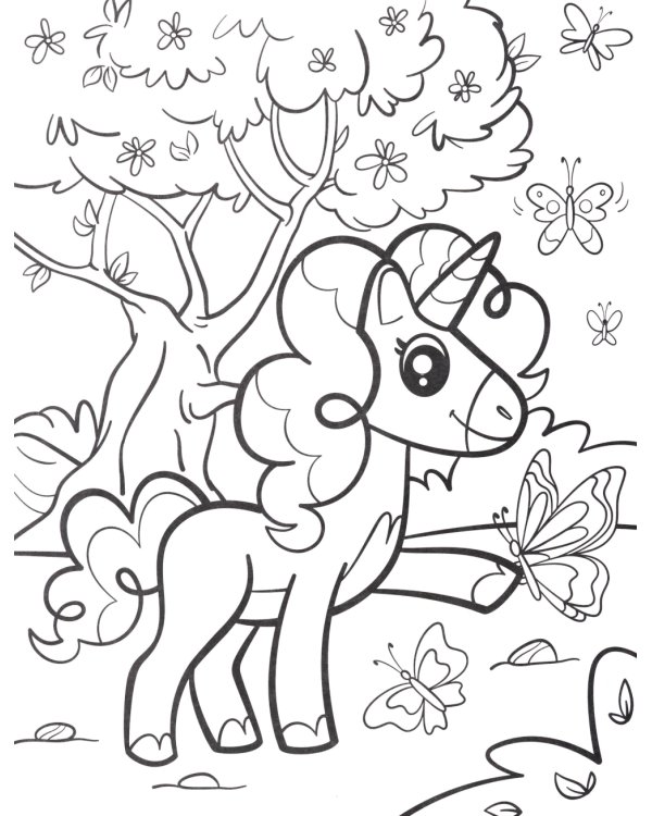 Магические животные: книжка-раскраска