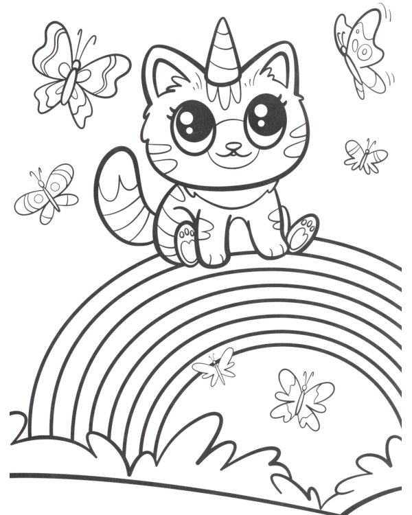 Магические животные: книжка-раскраска