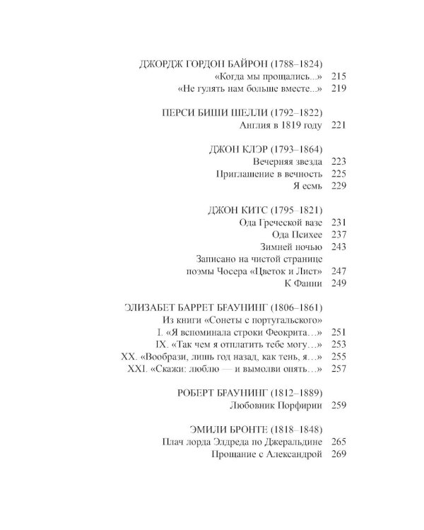 Избранные страницы английской поэзии