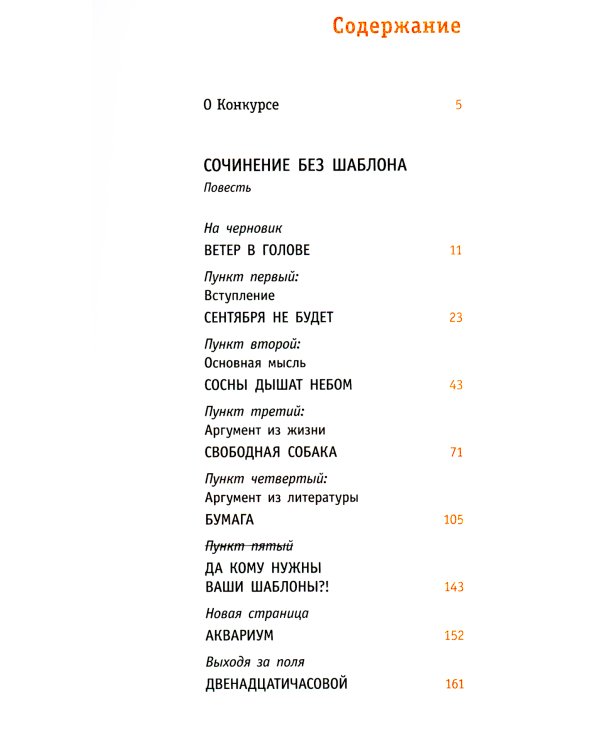 Сочинение без шаблона