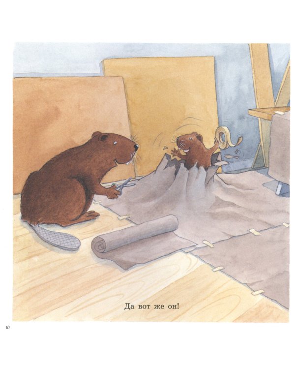 Кастор и краски: книжка-картинка