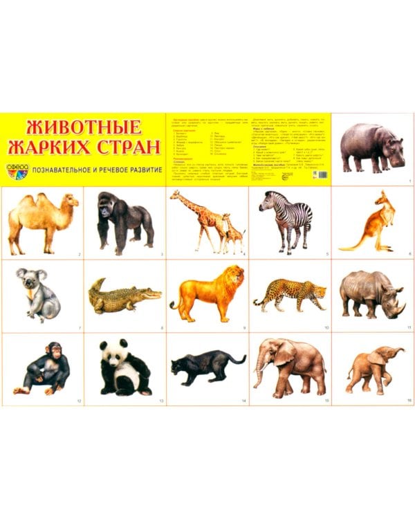 Комплект. Демонстрационные картинки "СУПЕР. Домашние и дикие животные" (количество томов: 6)