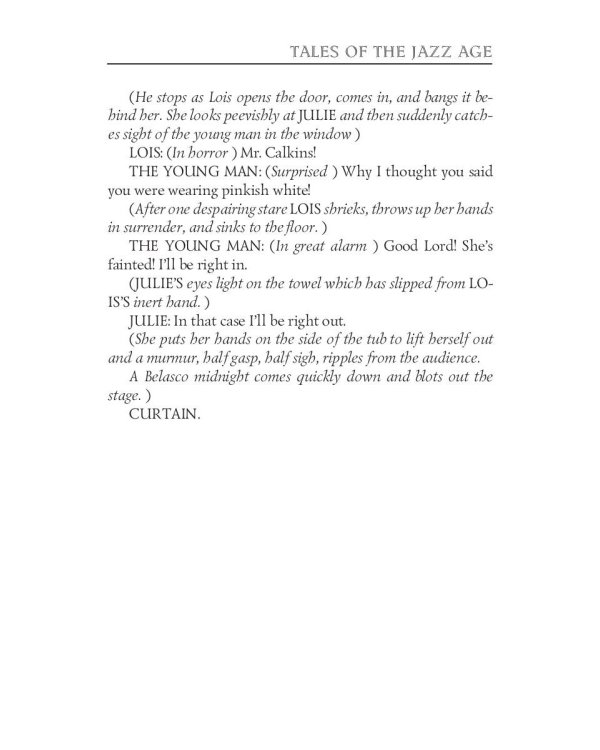 Tales of the Jazz Age 1