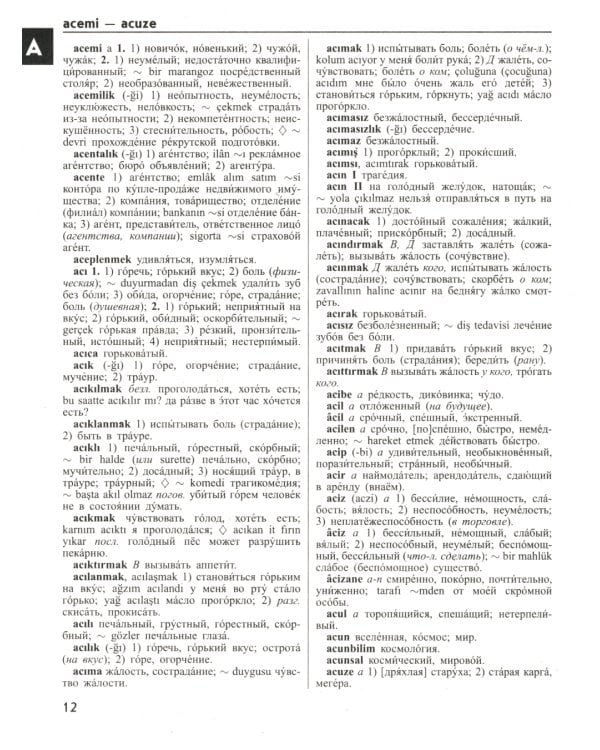 Большой турецко-русский русско-турецкий словарь 380 000 слов и словосочетаний