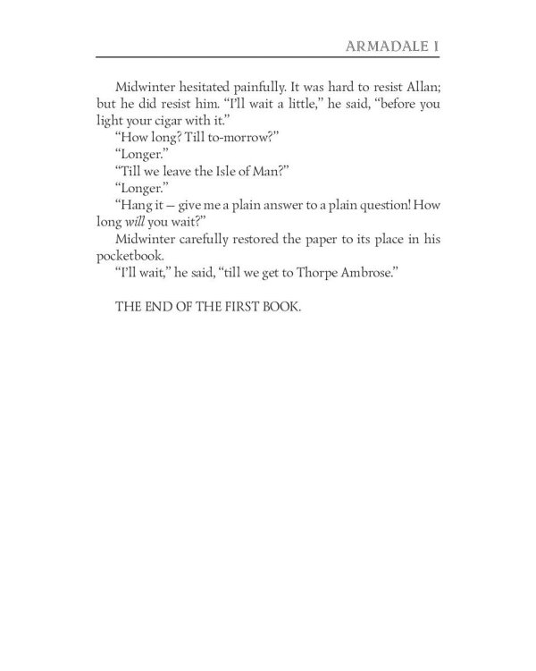 Armadale I = Армадейл 1: на англ.яз