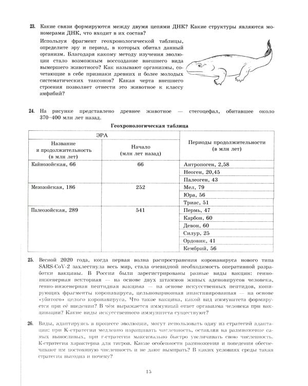 ЕГЭ 2024. Биология. 15 вариантов. Типовые варианты экзаменационных заданий от разработчиков ЕГЭ