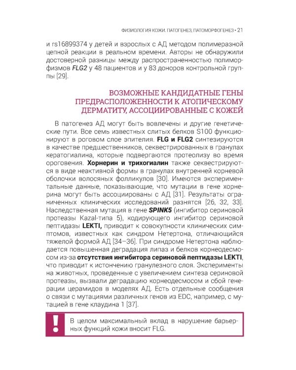 Атопический дерматит. Генетика, патогенез и терапия