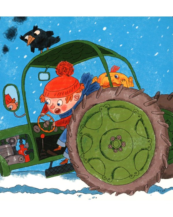 На тракторе с троллем: стихи