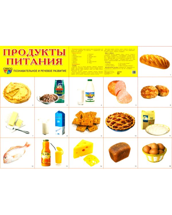 Комплект. Демонстрационные картинки "СУПЕР. Посуда кухонная и столовая, продукты питания" (количество томов: 6)