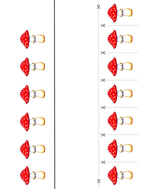 Разрезной раздаточный материал для формирования элементарных математических представлений у дошкольников 5-6 лет
