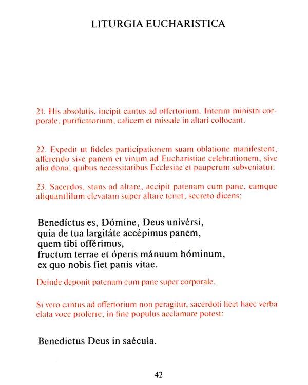 Чин Мессы = Ordo Missae