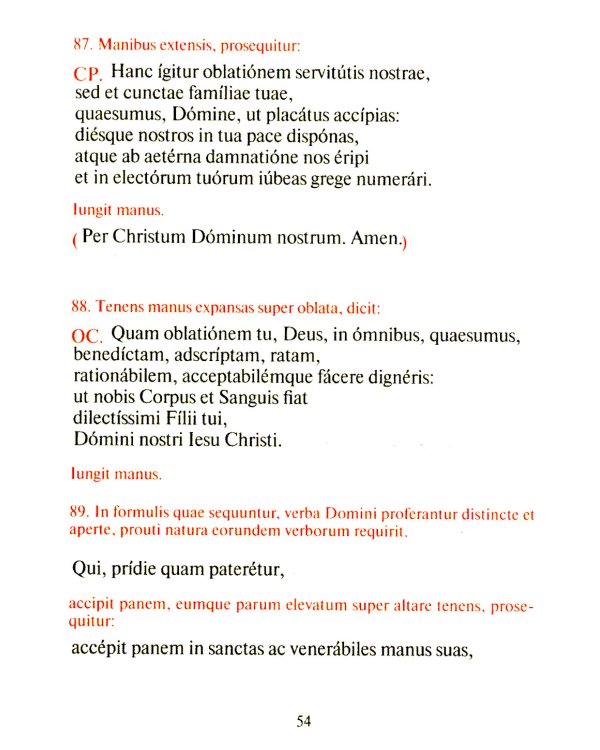 Чин Мессы = Ordo Missae