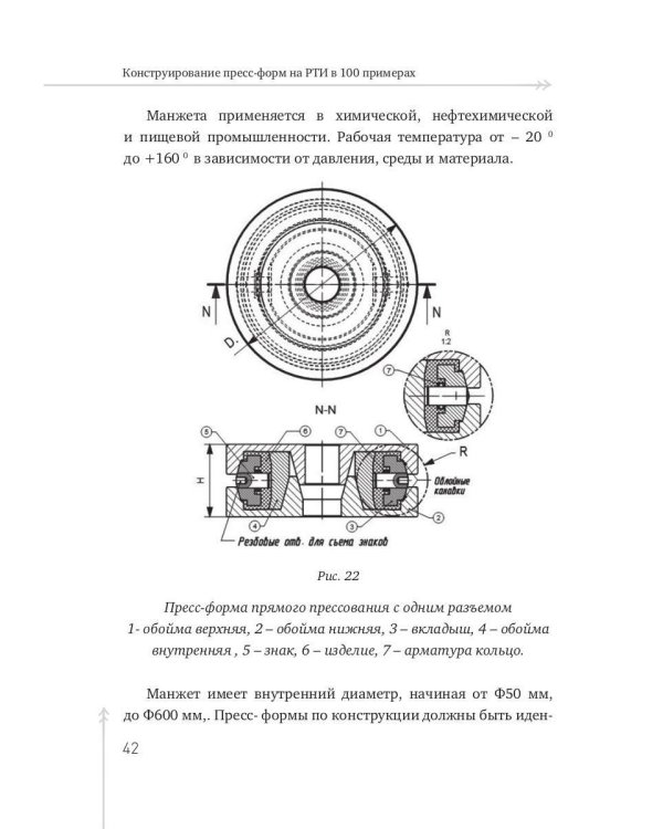 Конструирование пресс-форм на РТИ в 100 примерах