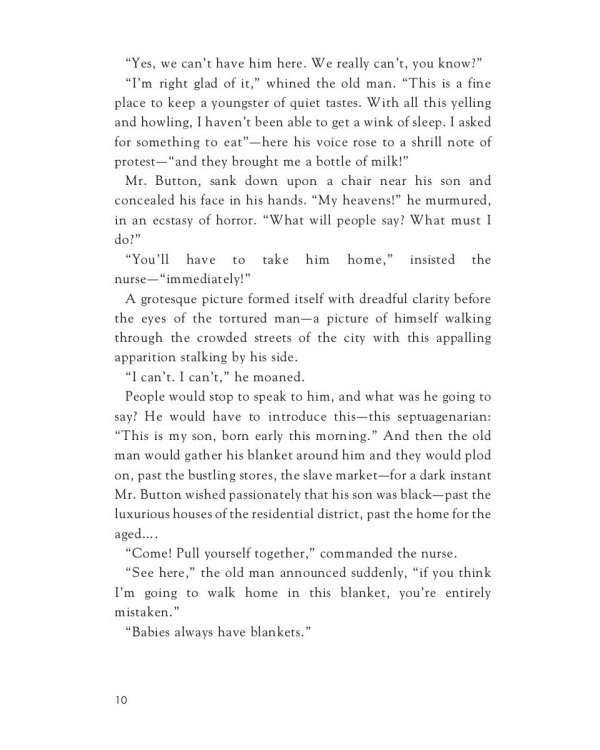 The Curious Case of Benjamin Button