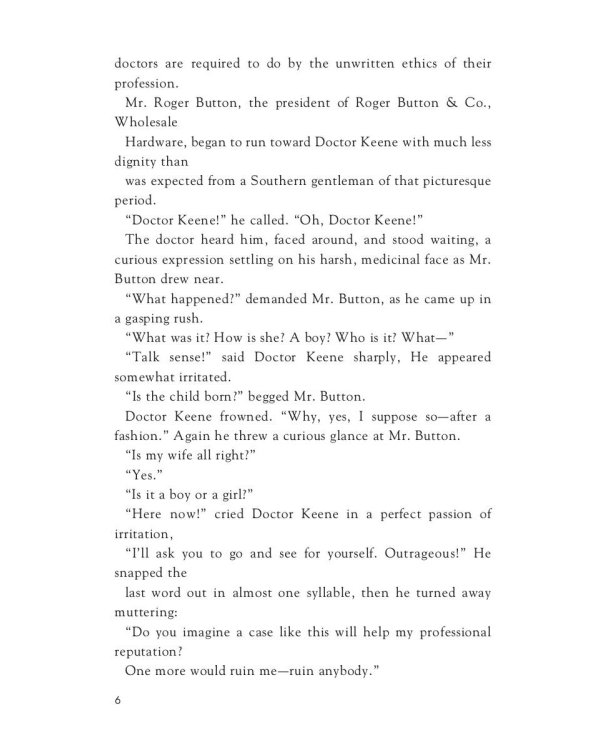 The Curious Case of Benjamin Button