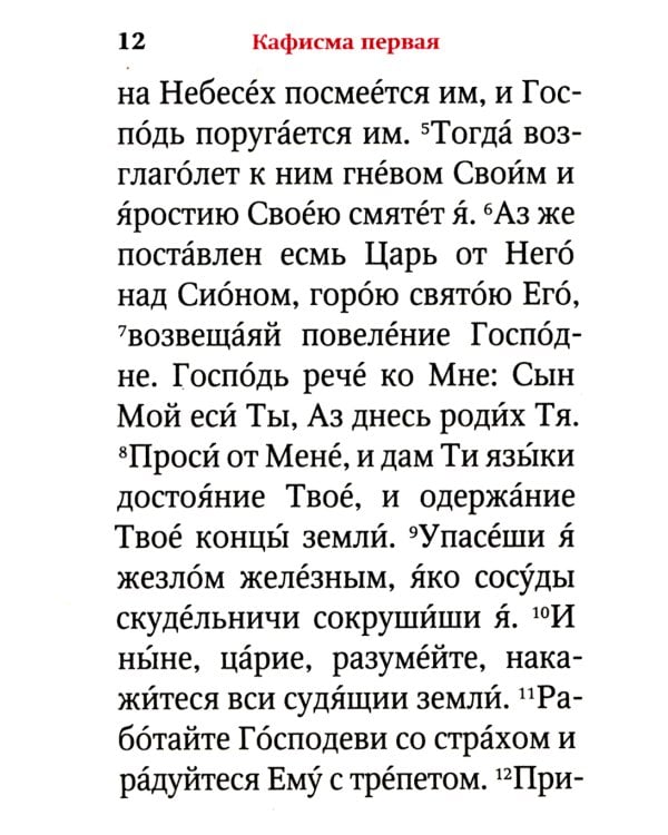 Псалтирь (карм.формат, глянцевая)