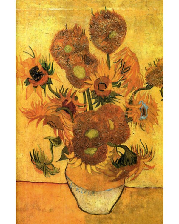 Блокнот. Ван Гог. Подсолнухи
