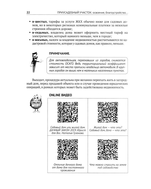 Приусадебный участок: освоение, благоустройство, подключение к сетям. С QR-кодами для перехода к необходимым ресурсам. Сделай сам правильно