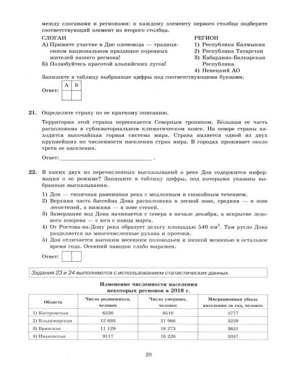 ОГЭ 2026. География. 12 вариантов. Типовые варианты экзаменационных заданий от разработчиков ОГЭ