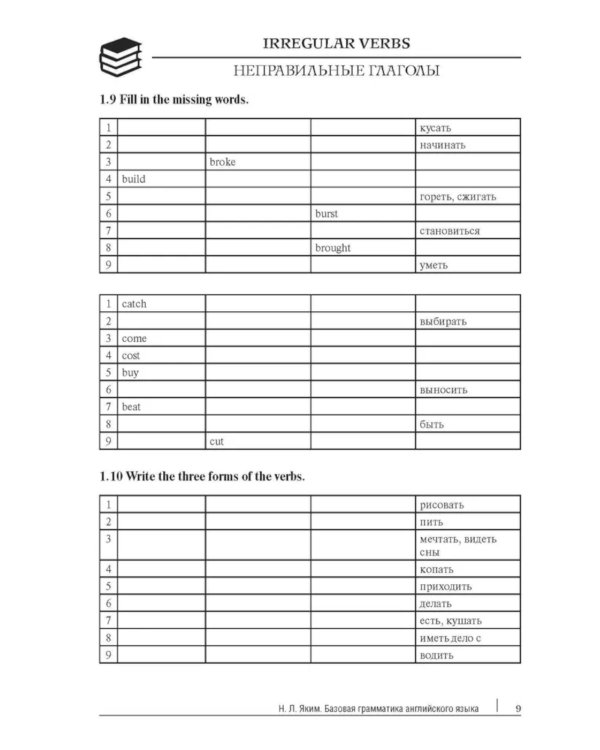 Базовая грамматика английского языка: сборник упражнений