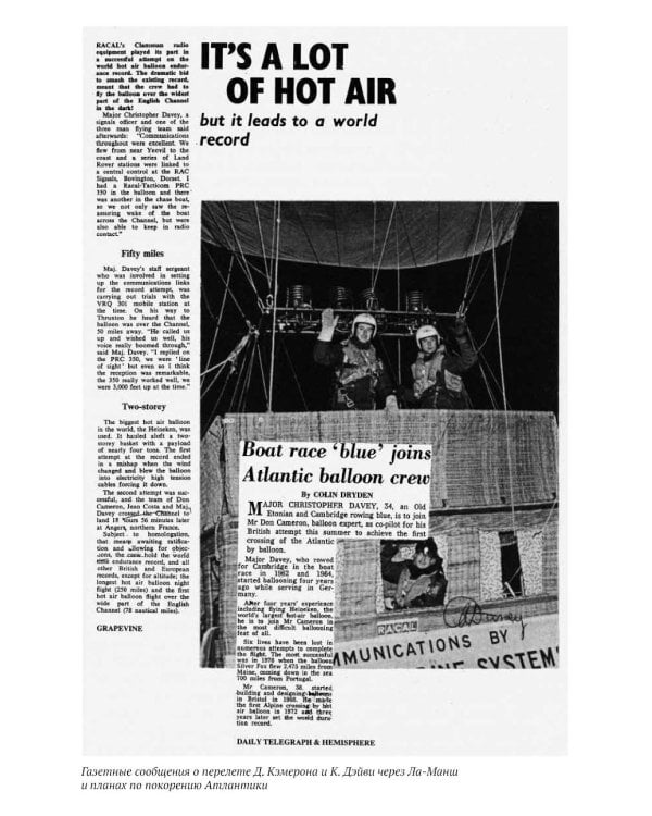 На шаре через Атлантику