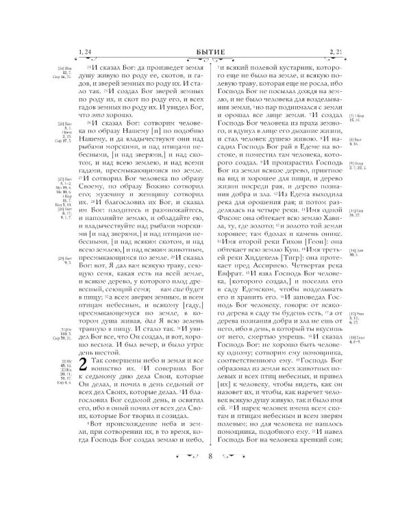 Библия. Русский Синодальный перевод (красная)