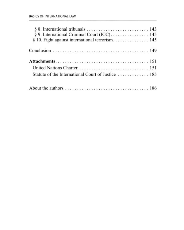 Basics of international Law =  Основы международного права: Учебное пособие