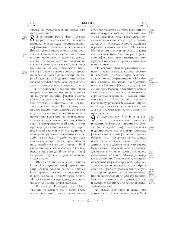 Библия. Русский Синодальный перевод (красная)