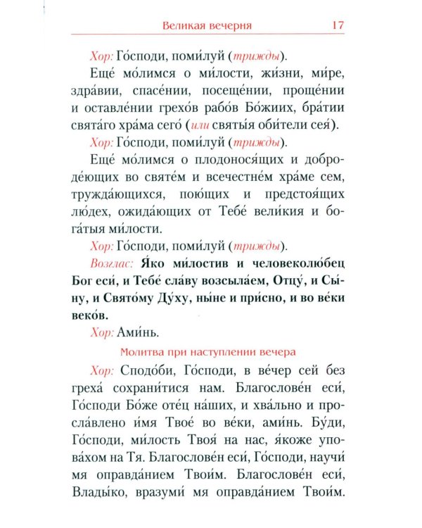 Всенощное бдение. Божественная Литургия