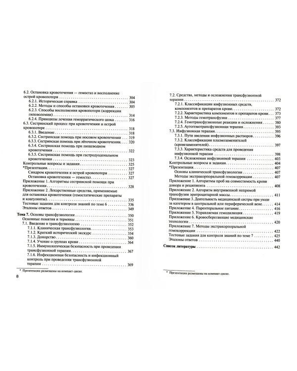 Сестринская помощь при патологии системы крови с основами трансфузиологии: учебник для медицинских училищ и колледжей. + CD
