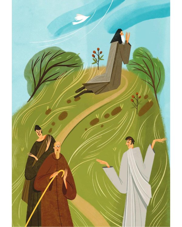 Житие преподобного Саввы Сторожевского в пересказе для детей