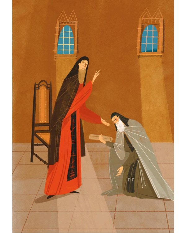 Житие преподобного Саввы Сторожевского в пересказе для детей