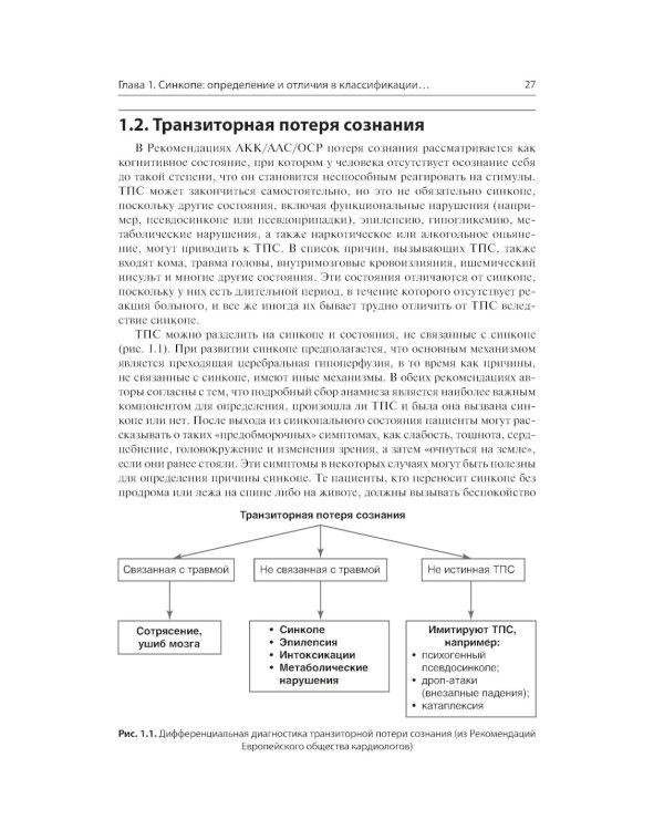 Обмороки. Подход, основанный на доказательствах: руководство для врачей