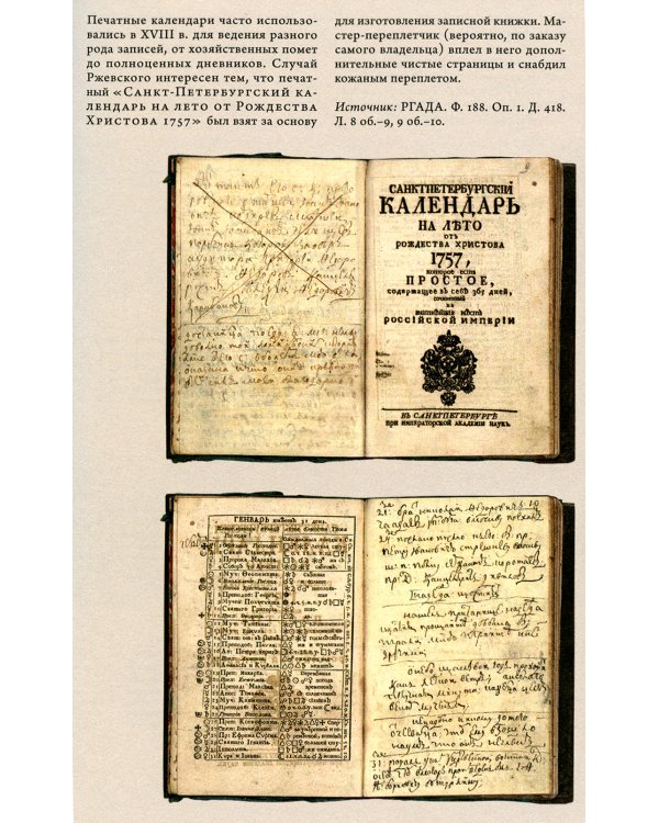 Заботы и дни секунд-майора Алексея Ржевского: Записная книжка (1755–1759). 3-е изд