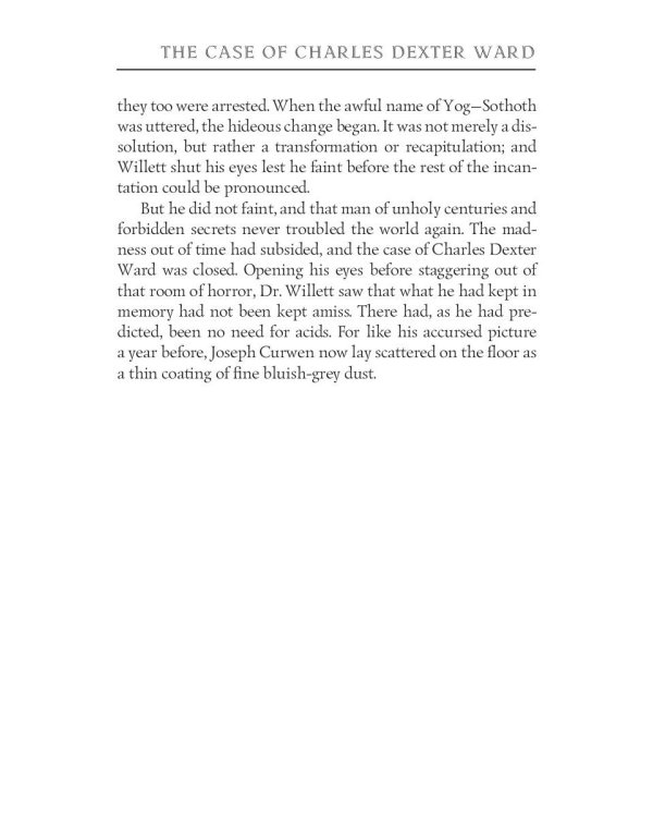 The Case of Charles Dexter Ward