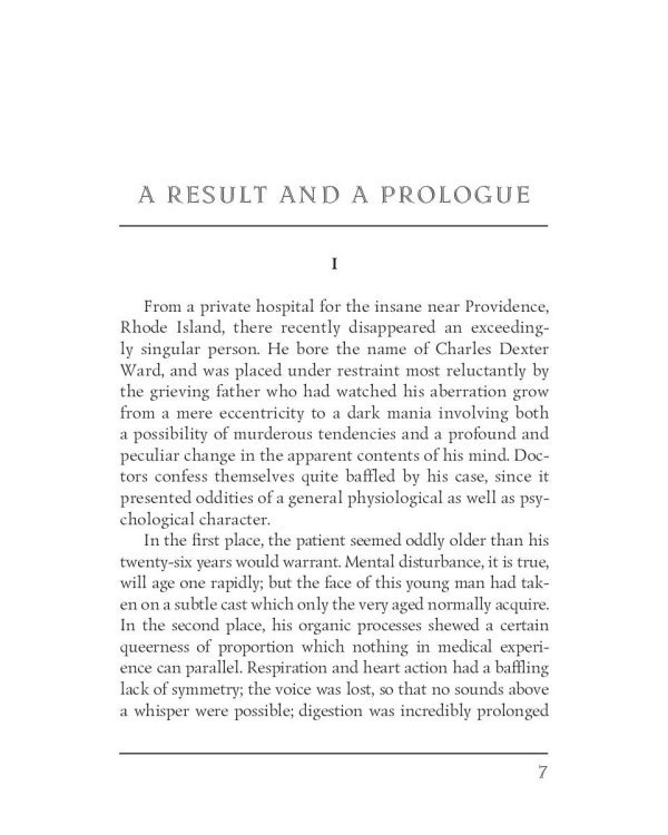 The Case of Charles Dexter Ward