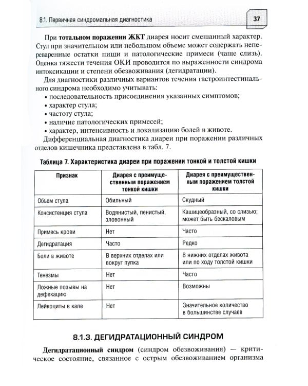 Дифференциальная диагностика диарейного синдрома в практике скорой и неотложной медицинской помощи: руководство для врачей и фельдшеров