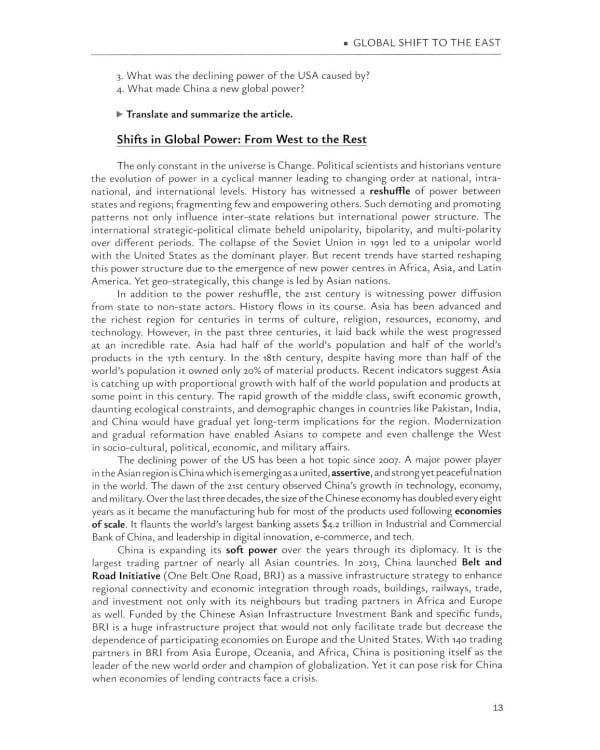 Глобальный поворот на Восток. Курс английского языка для студентов магистратуры: Учебное пособие