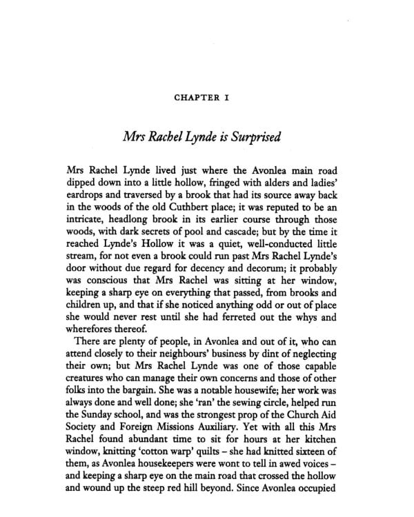 Anne of Green Gables & Anne of Avonlea