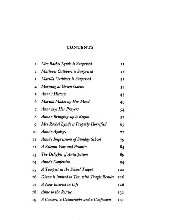 Anne of Green Gables & Anne of Avonlea