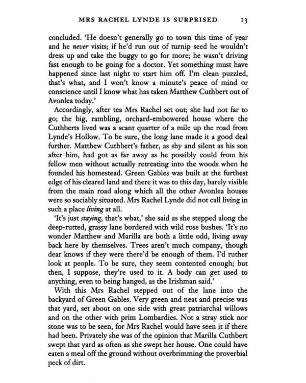 Anne of Green Gables & Anne of Avonlea