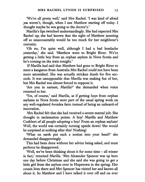 Anne of Green Gables & Anne of Avonlea