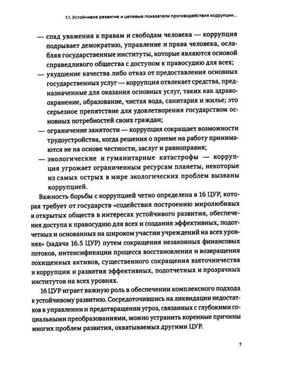 Противодействие коррупции в контексте устойчивого развития: монография