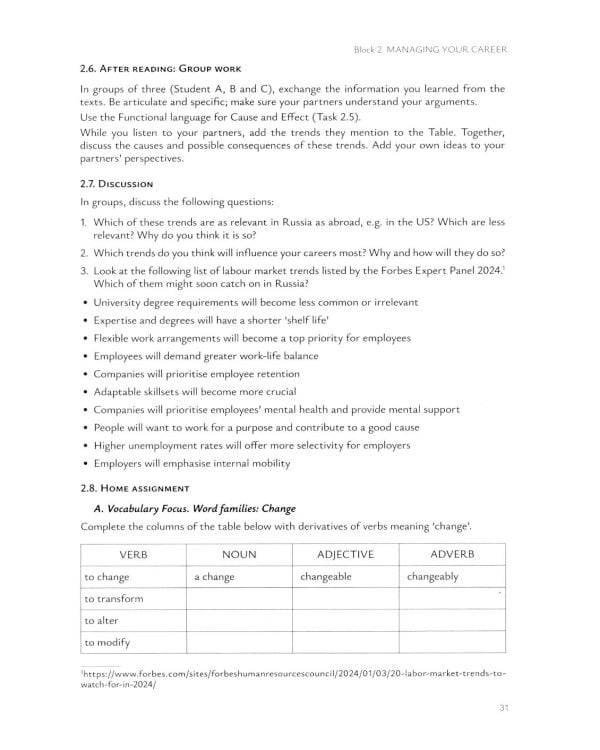 Английский для менеджеров. Успех в компании: Учебное пособие. Уровень С1