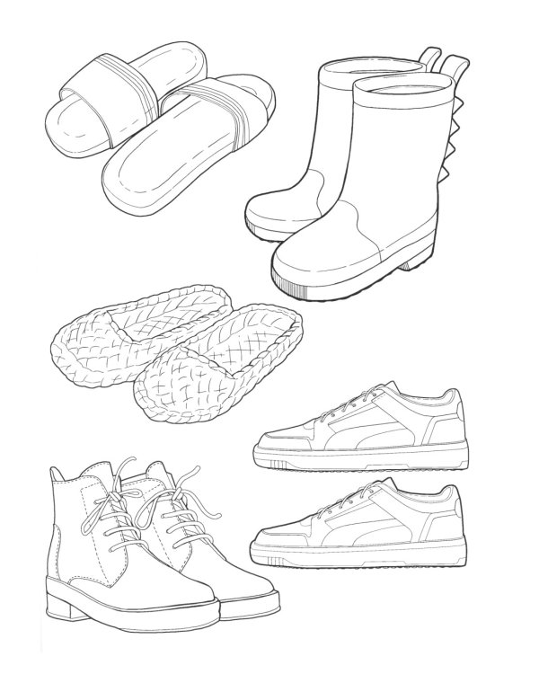 Обувь. Дидактический материал по лексической теме. С 5 до 6 лет
