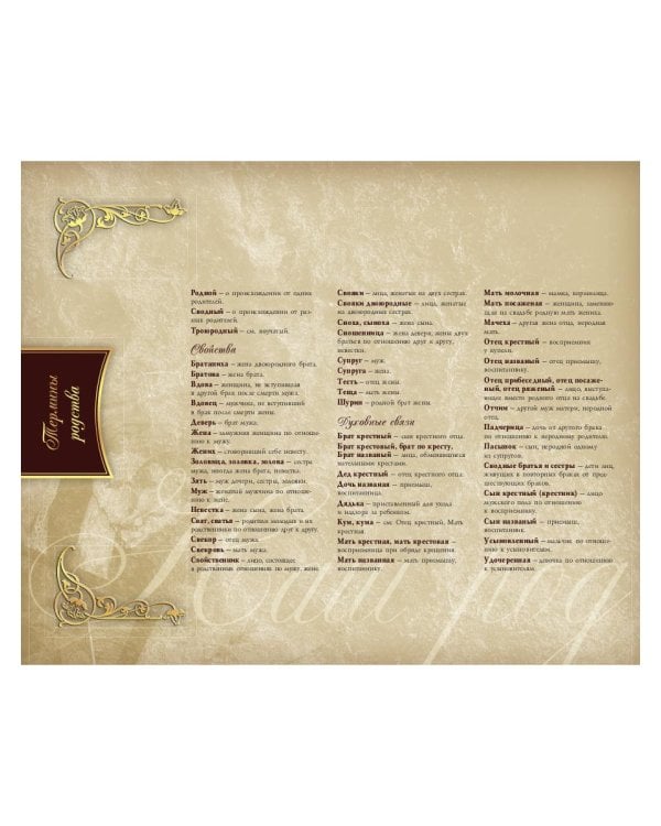 Родословная книга нашей семьи (синяя)