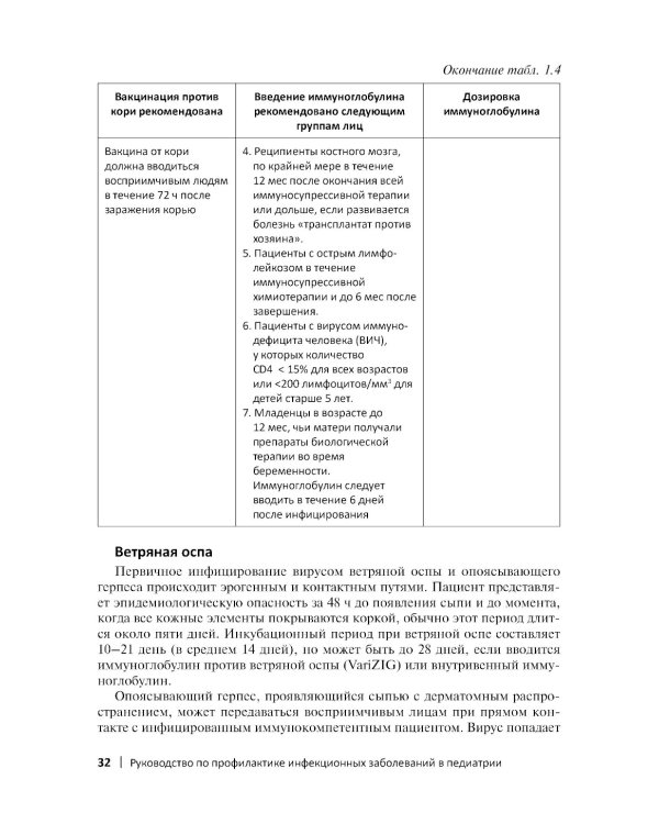 Руководство по профилактике инфекционных заболеваний в педиатрии