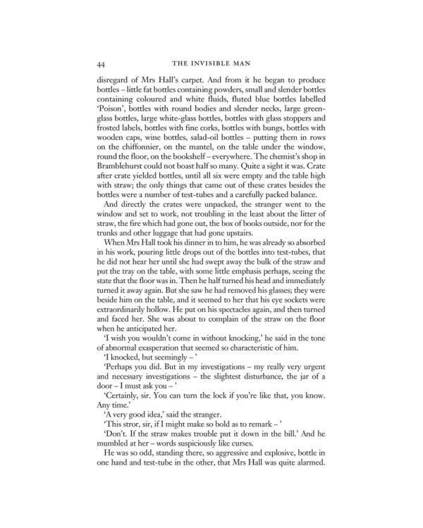 The Invisible Man and The Food of the Gods