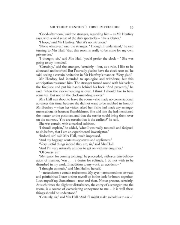 The Invisible Man and The Food of the Gods